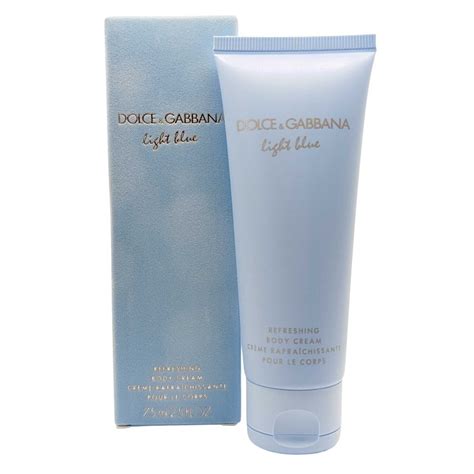 dolce gabbana light blue body cream montreal|light blue refreshing body cream.